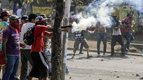 violencia en Nicaragua Estados Unidos financia la violencia en Nicaragua, afirma Ortega
